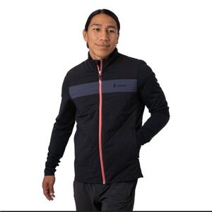 Cotopaxi Monte Hybrid Jacket Lightweight Zip Diamond Quilted Men's M Black